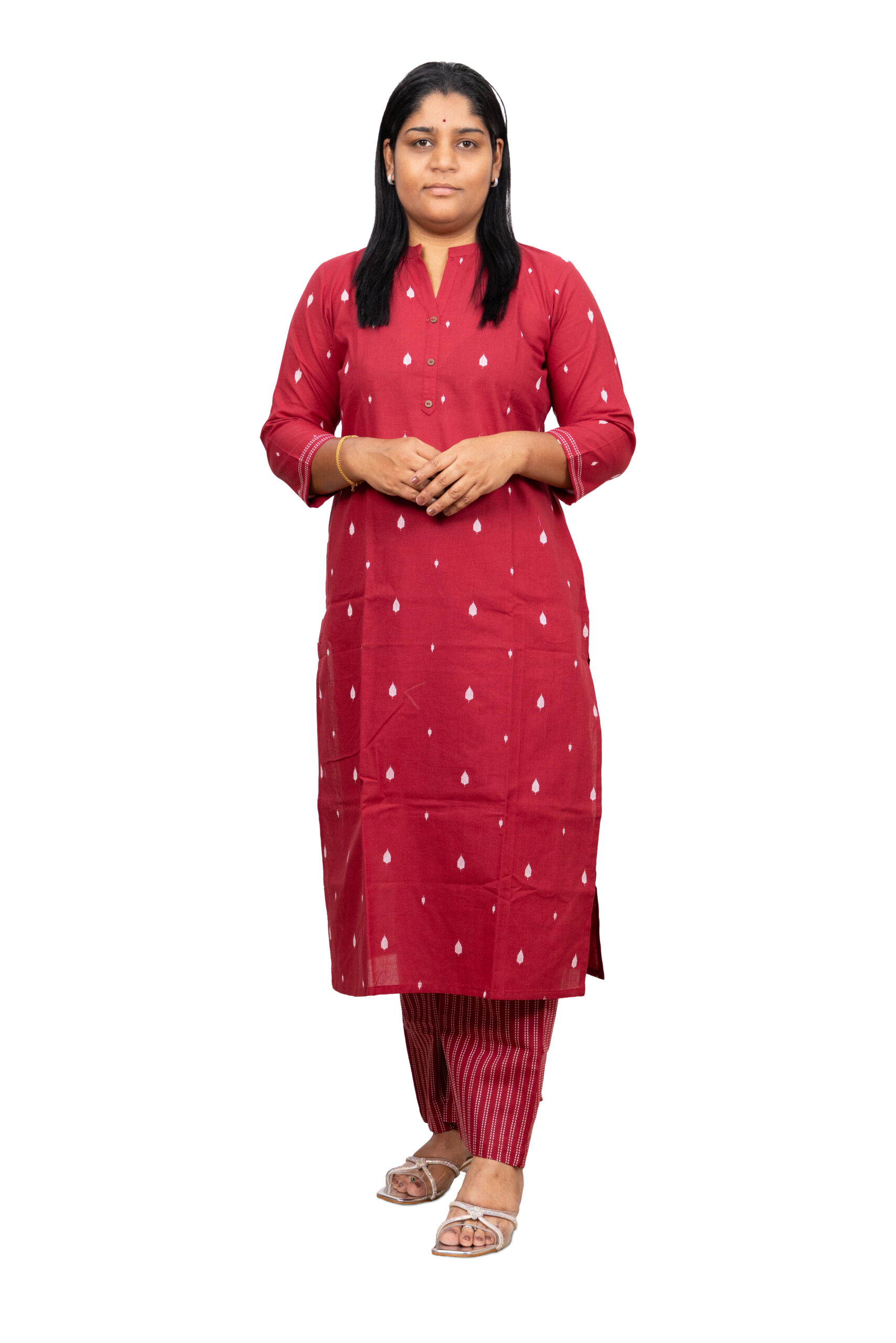 Banglore Fashions Women's Premium Handcrafted Co-Ord Set - Pink
