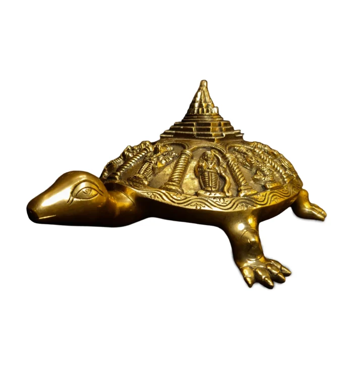 Brass Tortoise with Meru