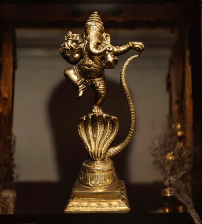 Hoysala Bronze Nritya Ganapati