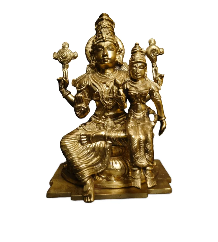 Hoysala Bronze Vishnu Lakshmi