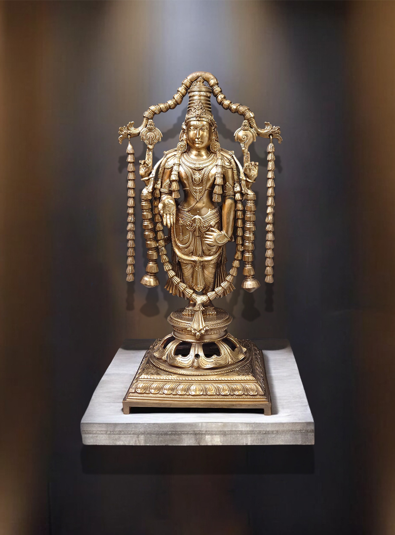 hoysala-bronze-perumal-idol-coimbatore