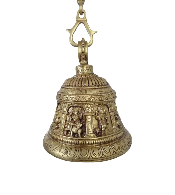 Brass Ganesha Hanging Bell