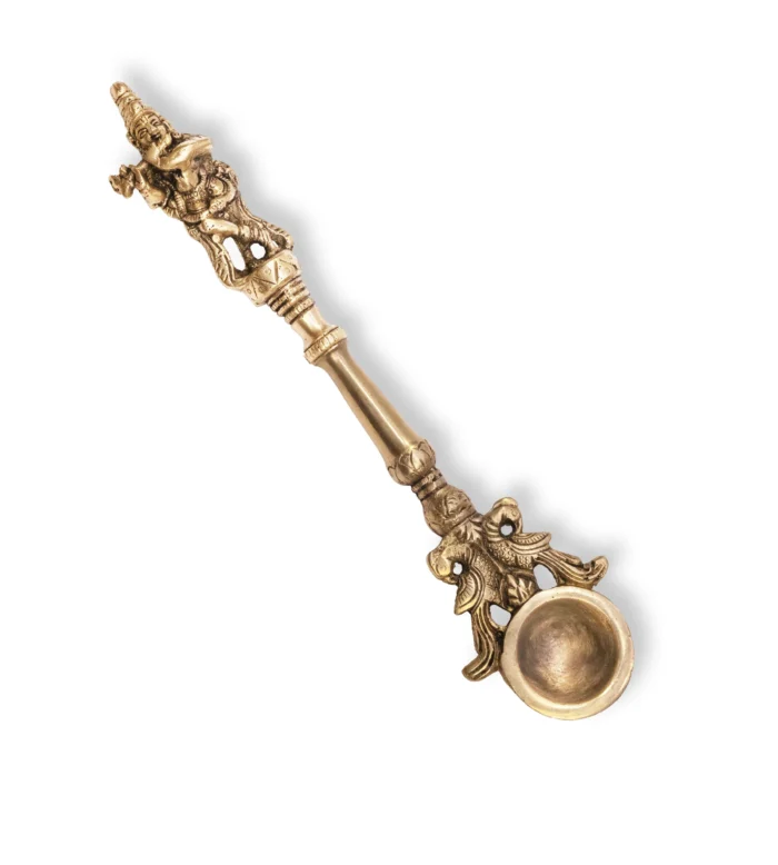 Brass Krishna Theertha Karandi