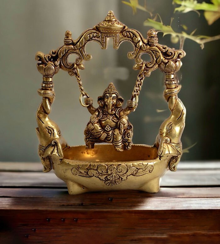 Brass Ganesha Swing