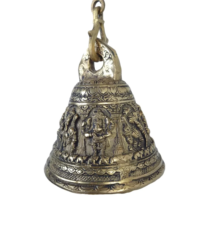 Brass Ashtaganesha Hanging Bell