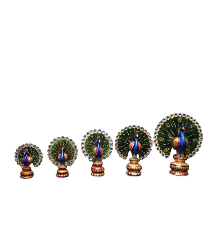 Wooden Peacocks