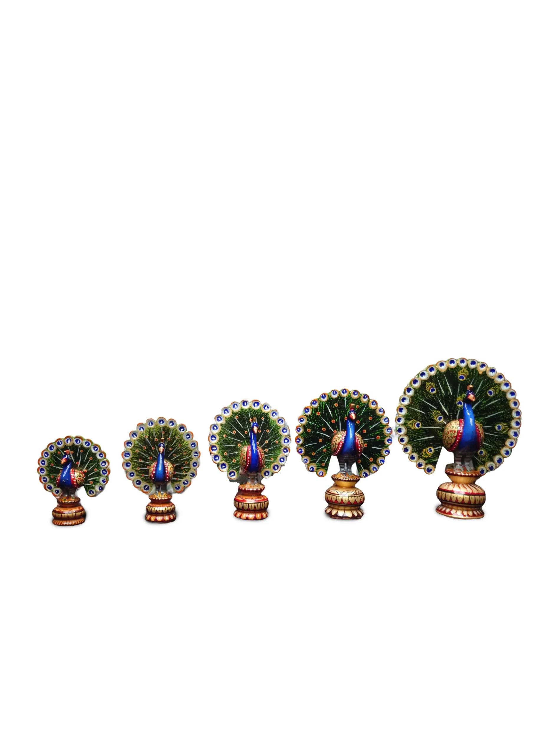 Wooden Peacocks