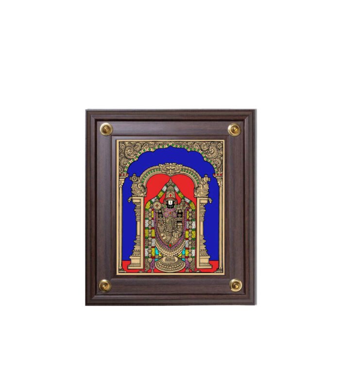Reverse Glass Painting - Perumal