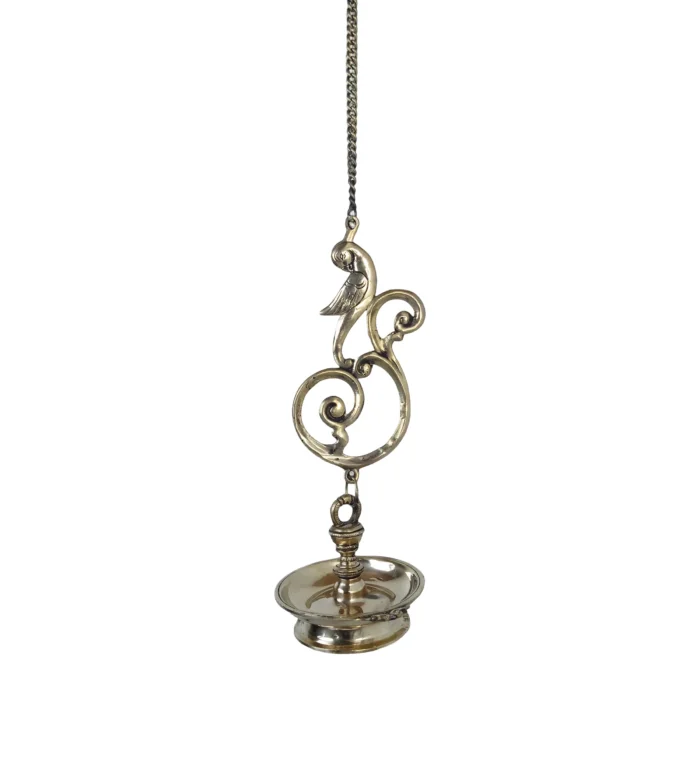 Brass Parrot Hanging Lamp