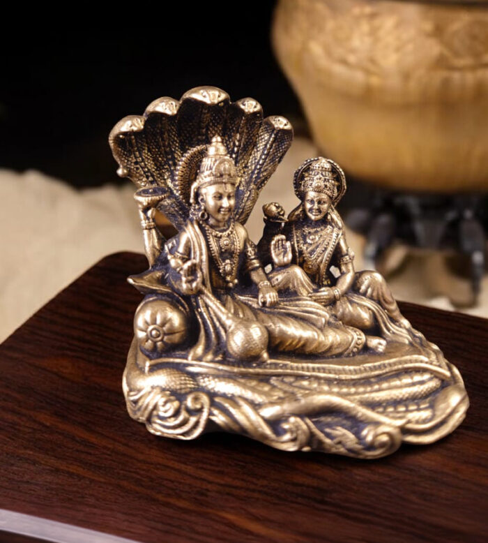 Panchaloha Vishnu Lakshmi