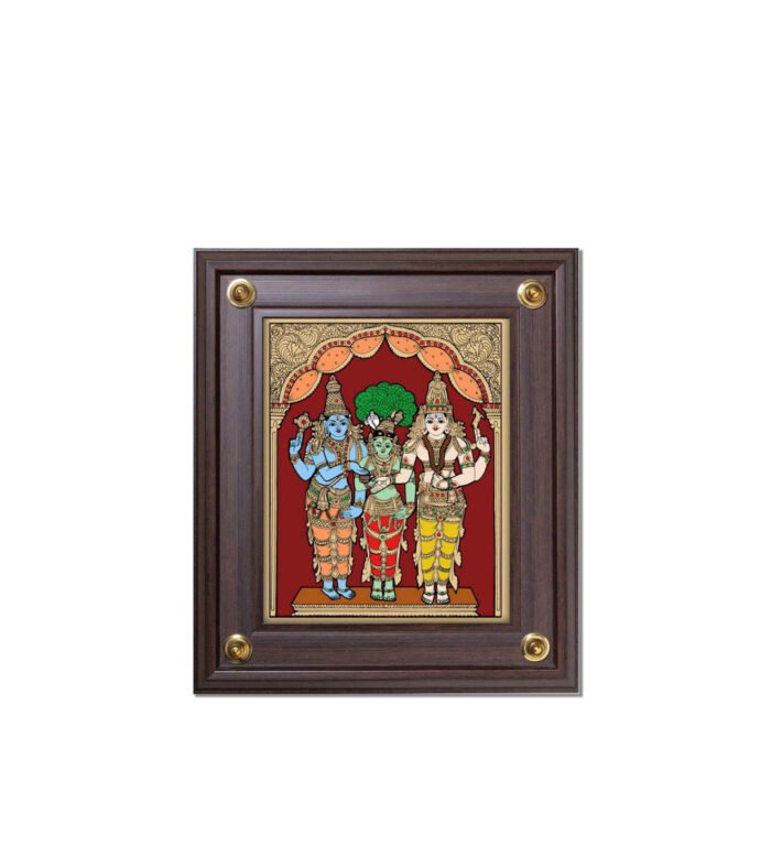 Reverse Glass Painting - Meenakshi Kalyanam