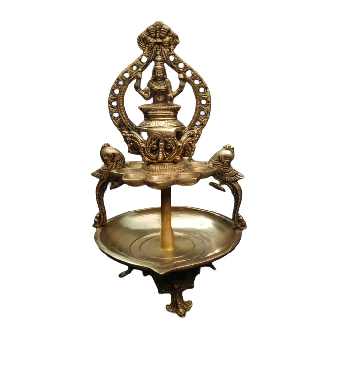Brass Lakshmi 2 Steps Lamp