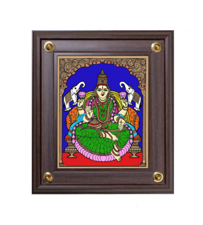 Tanjore Painting Gajalakshmi