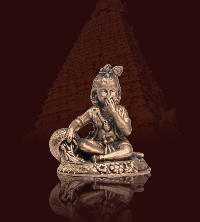 Panchaloha Butter Krishna