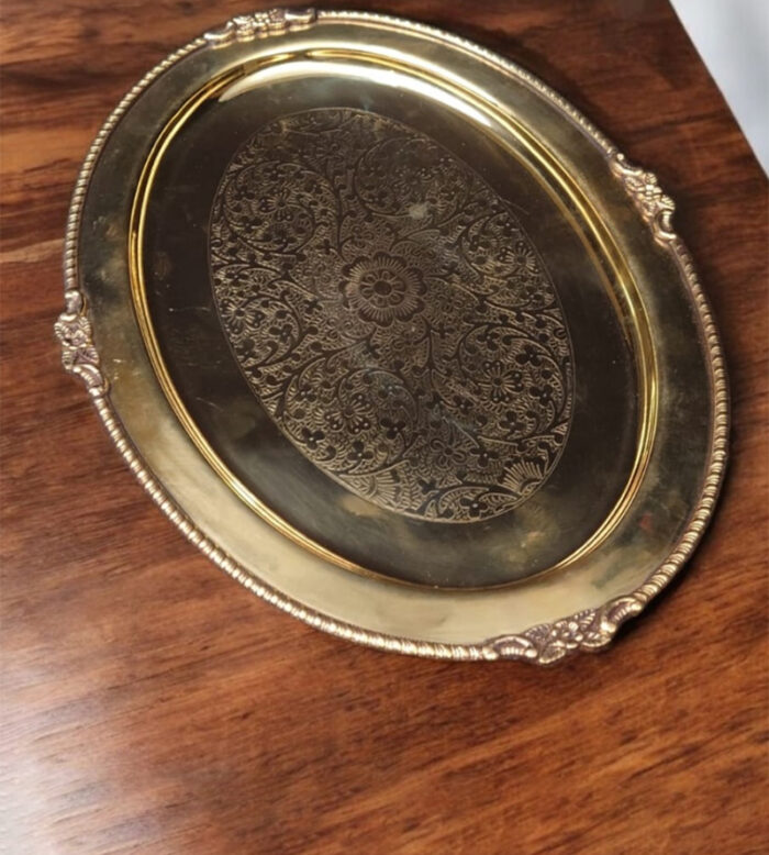 Brass Oval Tray
