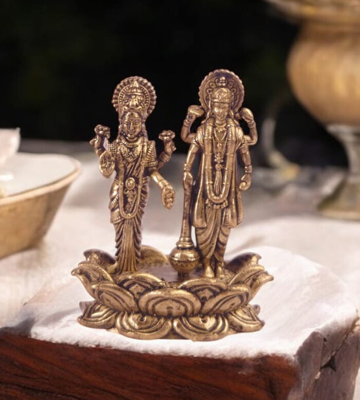 Panchaloha Vishnu Lakshmi