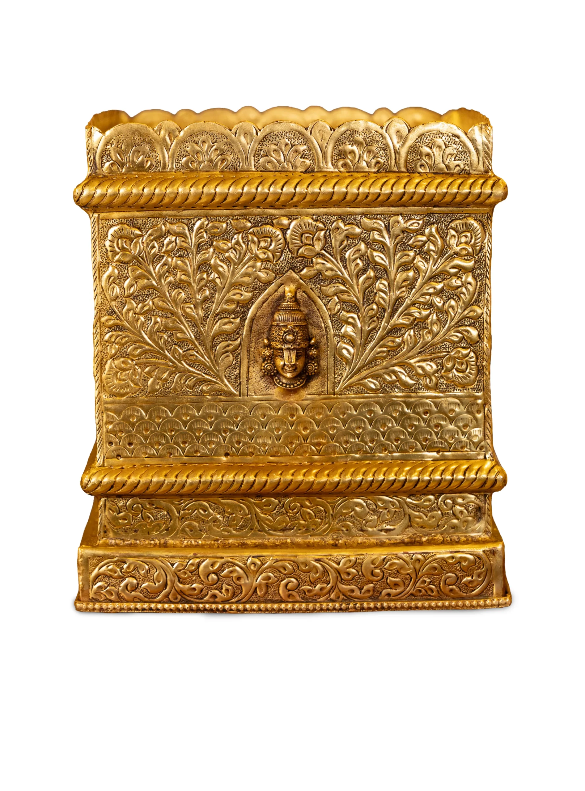 Brass Perumal Tulsi Maadam