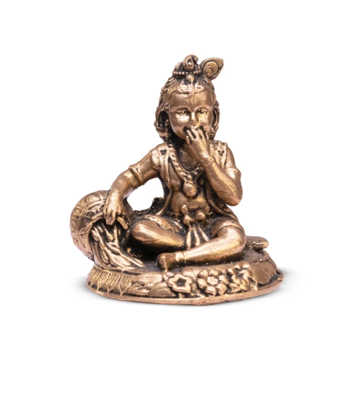 Panchaloha Butter Krishna