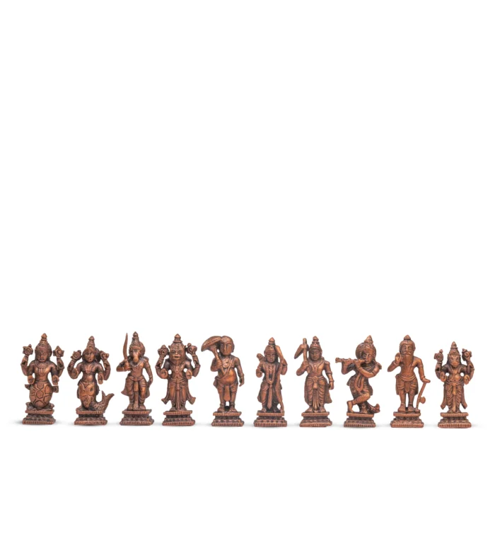 Copper Dhasavatharam Set
