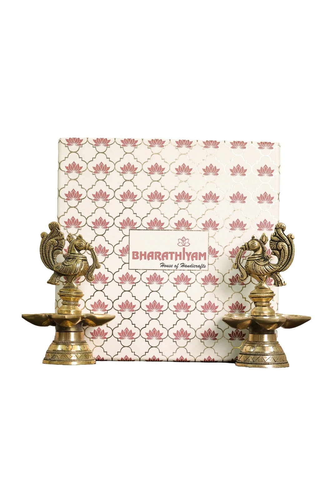 Brass Annam Lamp Set - Image 2