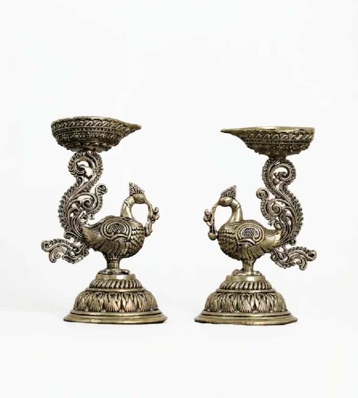 Handmade Annam Lamp Set