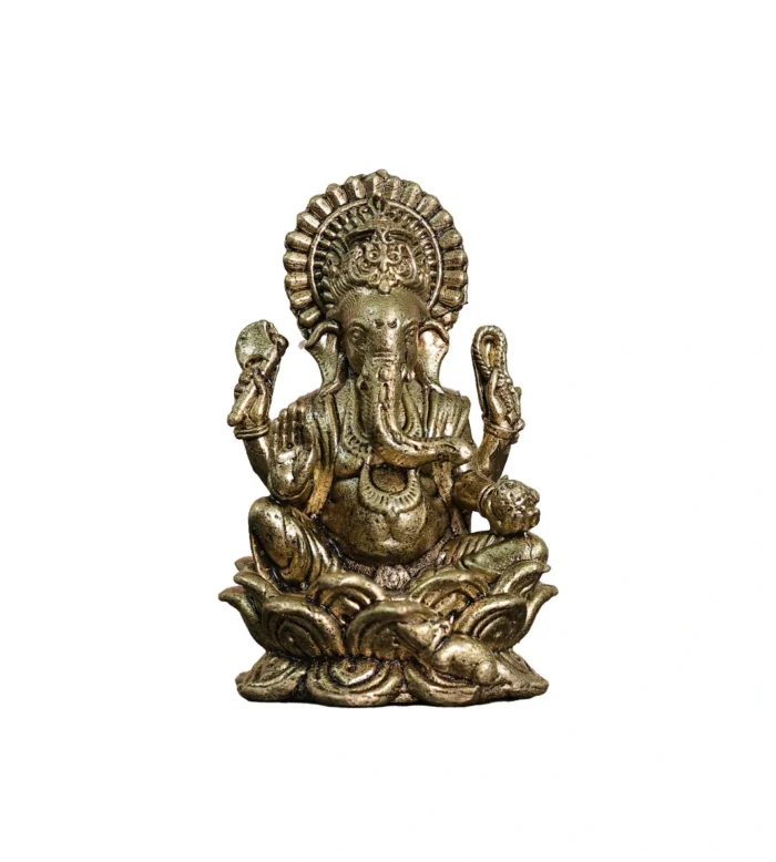 Panchaloha Lotus Ganesha
