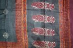 Pure Tussar Silk in Dark Gray