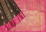 Dark Coffee Brown Pavithram Soft Silk Saree