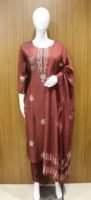 Russet Brown French Knot Salwar Set