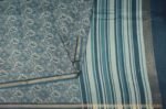Pure Teal Blue Chanderi Cotton Saree