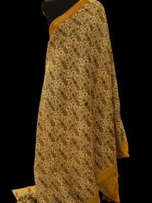 Pure Ivory Chanderi Cotton Saree