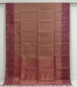 Onion Pink Handloom Soft Silk Saree