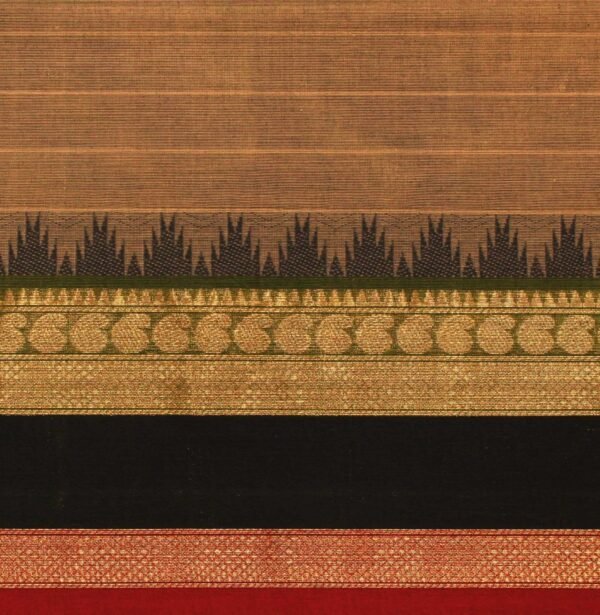 Kanchi Chettinad Cotton Saree Retta Pet Border