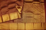 Brocade Bridal Soft Silk Saree In Deep Maroon