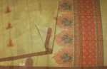 Pure Handloom Kovai Cotton Saree In Light Green