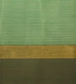 Pure Handloom Kovai Cotton Saree In Light Teal Green Shade