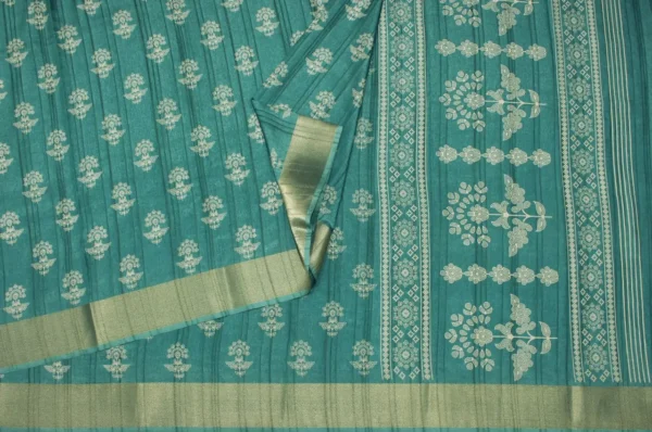 Dola Silk Saree In Sea Green