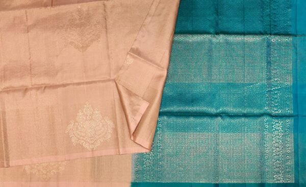 Borderless Pure Soft Silk Saree In Fawn Brown